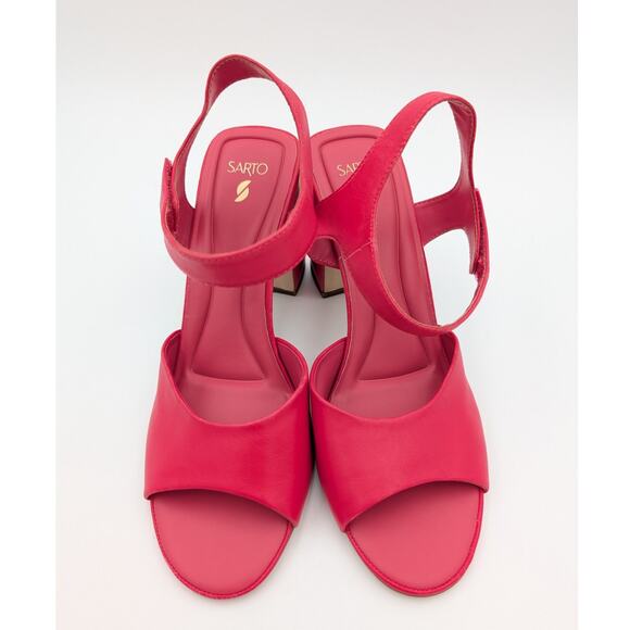 Sarto by Franco Sarto Flexa Natalie Dress Sandals Women's Pink Size US11M EU42 - Picture 12 of 15